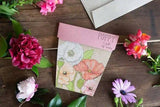 Poppy Card of Seeds - Plant Daddy