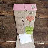 Poppy Card of Seeds - Plant Daddy