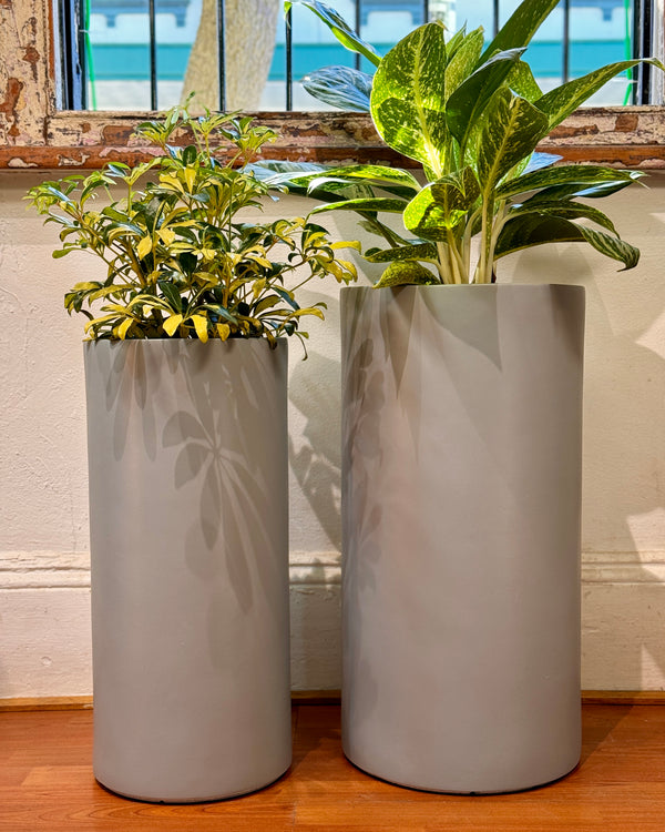 Serene tall lightweight planter pot