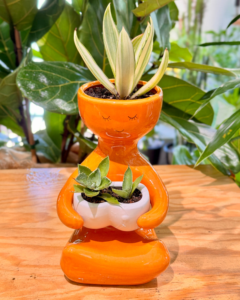 Cheeky Plant Friend Ceramic Planter - Plant Daddy