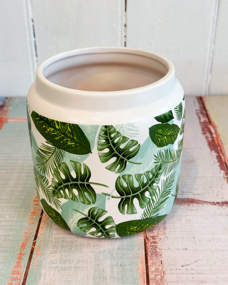 Tropical Ceramic Pot