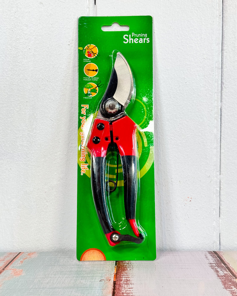 Pruning Shears (red and black)