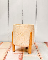 Eco Hemp & Coconut fibre 3-Leg Pot - Handmade by ECHÉ pots