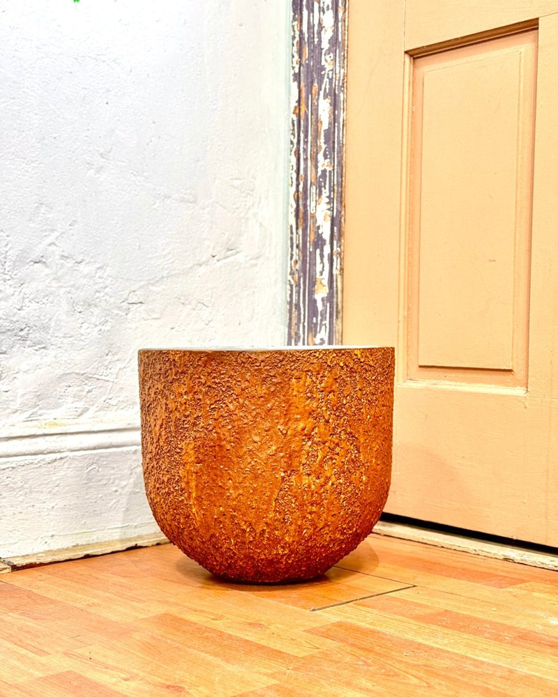 Crete Stone Egg Pot