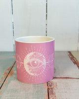 Alchemy Eye Ceramic Pot - Pink