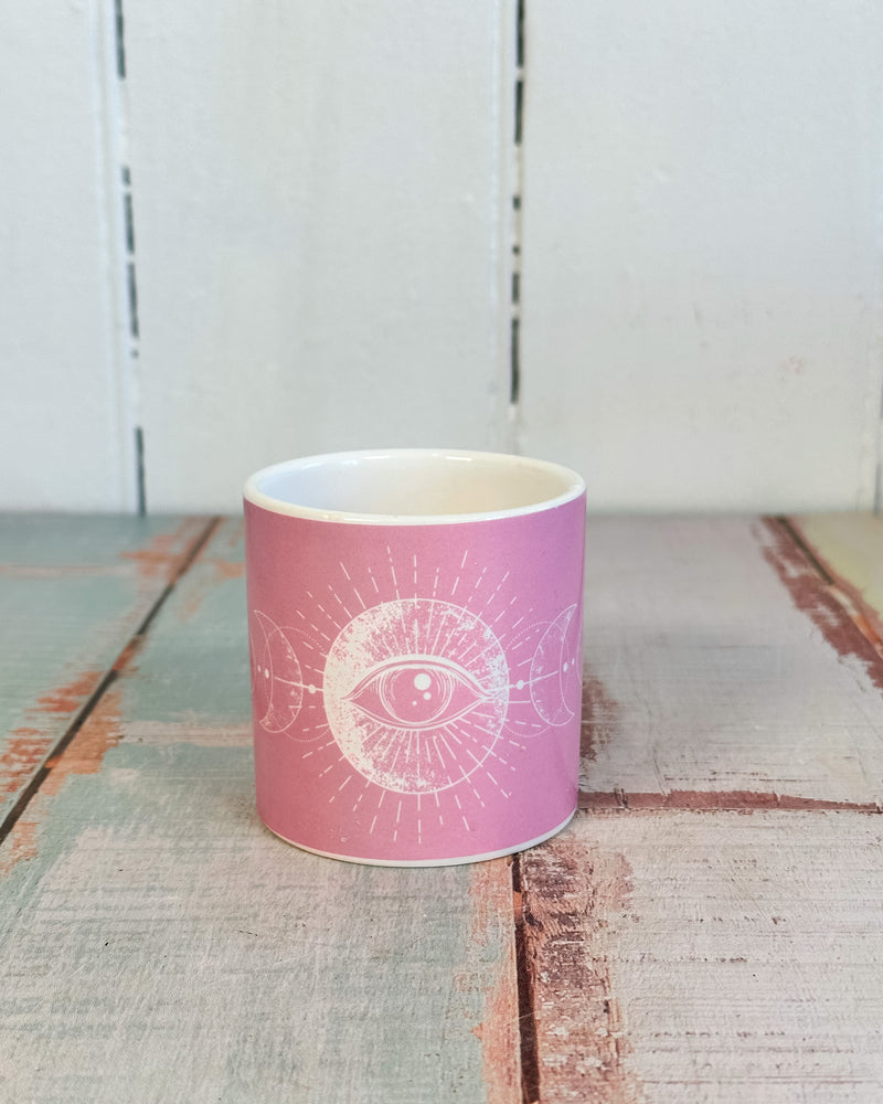 Alchemy Eye Ceramic Pot - Pink