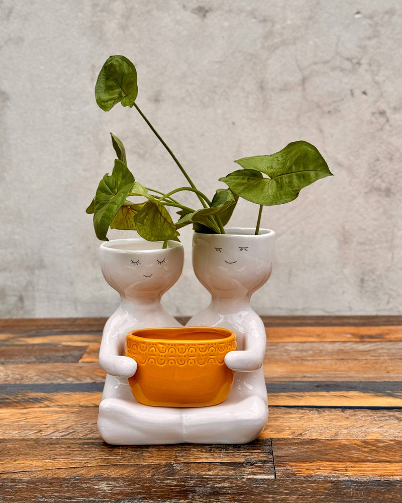 Plant Friends Ceramic Planter