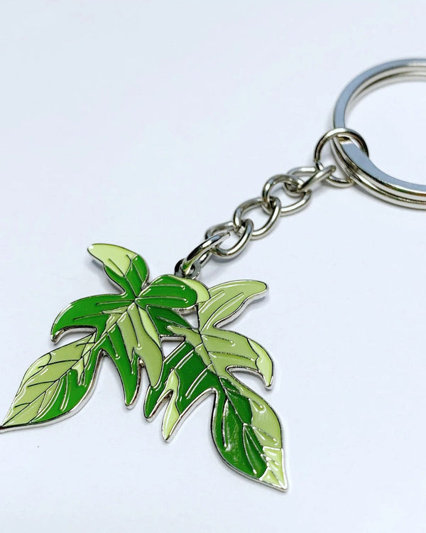 Philodendron Florida Beauty Pin/ Keyring/ Earring